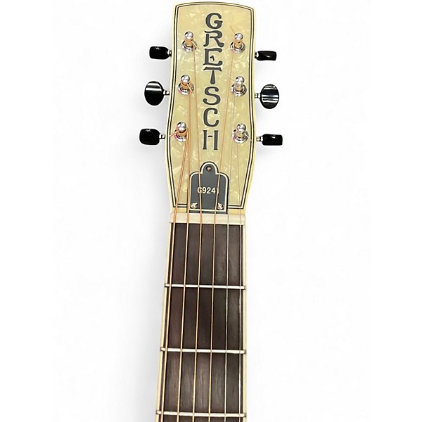 Used Gretsch Guitars G9241 Alligator Biscuit Round-Neck Resonator 2 Color Sunburst Resonator Guitar