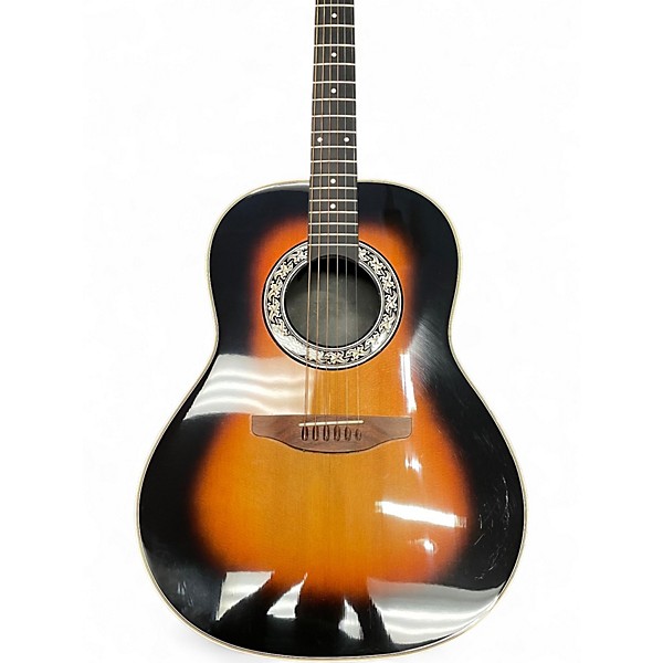 Used Ovation 1111-4 Tobacco Burst Acoustic Guitar