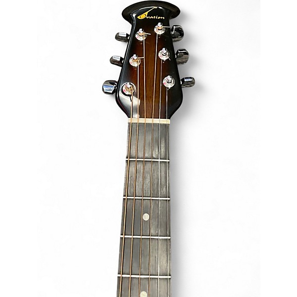 Used Ovation 1111-4 Tobacco Burst Acoustic Guitar