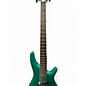 Used 1992 Ibanez SR895 Turquoise Electric Bass Guitar