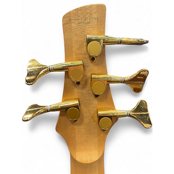 Used 1992 Ibanez SR895 Turquoise Electric Bass Guitar