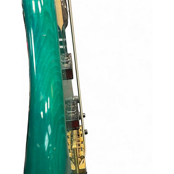 Used 1992 Ibanez SR895 Turquoise Electric Bass Guitar