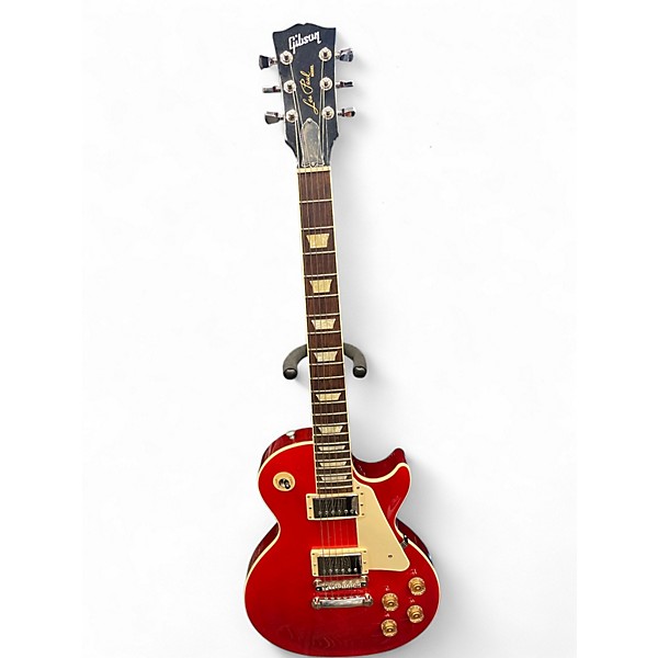 Used 2022 Gibson Les Paul Classic TRANS CHERRY Solid Body Electric Guitar