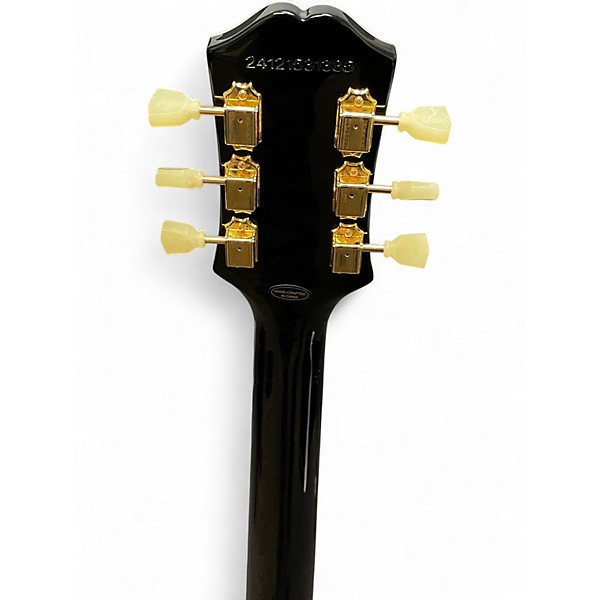 Used Epiphone Les Paul Custom P-90 Ebony Solid Body Electric Guitar