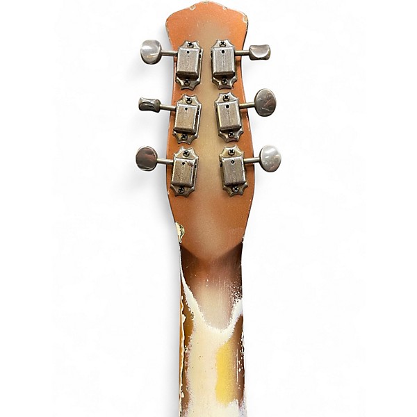 Vintage 1958 Danelectro Longhorn copperburst Solid Body Electric Guitar