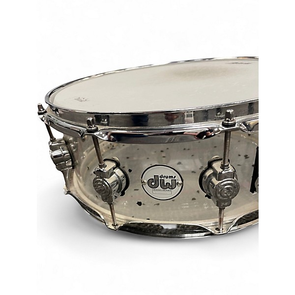 Used DW 14X5.5 Design Series Snare Clear Drum
