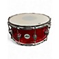 Used DW 14X6 Design Series Snare Candy Apple Red Drum thumbnail