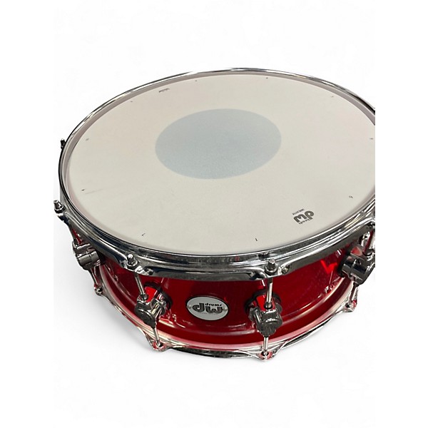 Used DW 14X6 Design Series Snare Candy Apple Red Drum