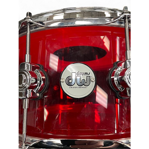 Used DW 14X6 Design Series Snare Candy Apple Red Drum