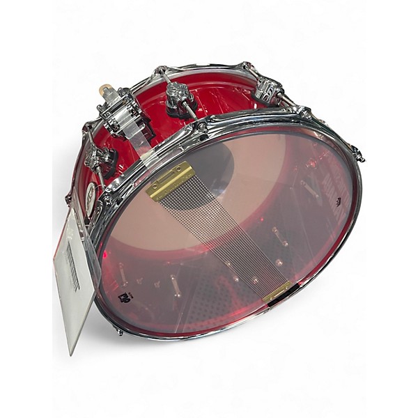 Used DW 14X6 Design Series Snare Candy Apple Red Drum
