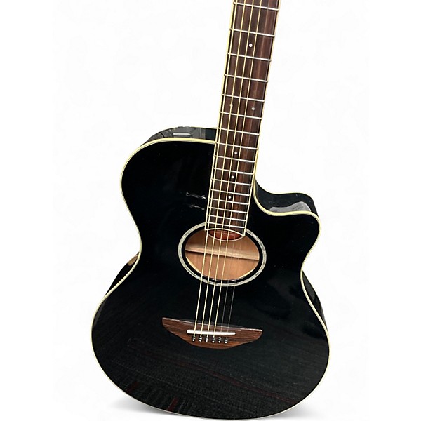 Used Yamaha APX600 Black Acoustic Electric Guitar