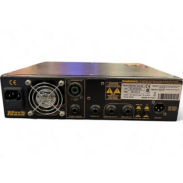 Used Markbass Little Mark Tube 800 Tube Bass Amp Head