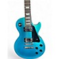 Used 2008 Gibson Les Paul Studio Metallic Blue Teal Solid Body Electric Guitar