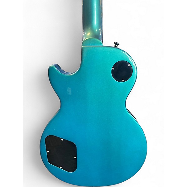Used 2008 Gibson Les Paul Studio Metallic Blue Teal Solid Body Electric Guitar