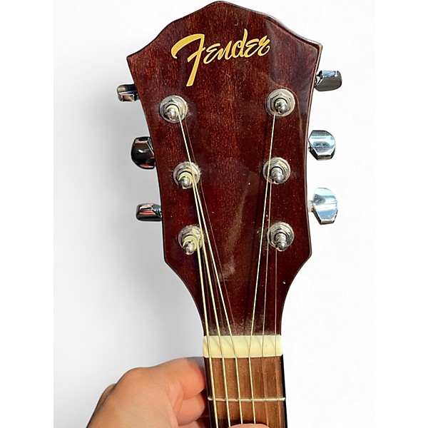 Used Fender FA135CE Concert Natural Acoustic Electric Guitar