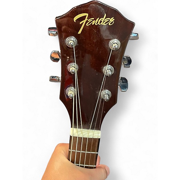 Used Fender FA135CE Concert Natural Acoustic Electric Guitar