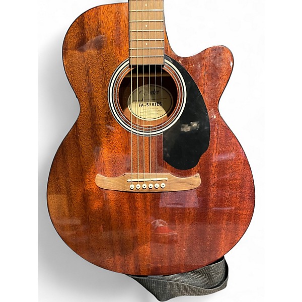 Used Fender FA135CE Concert Natural Acoustic Electric Guitar