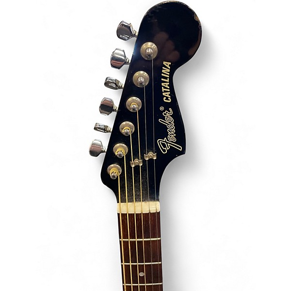 Used Fender CATALINA Black Acoustic Guitar