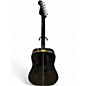 Used Fender CATALINA Black Acoustic Guitar