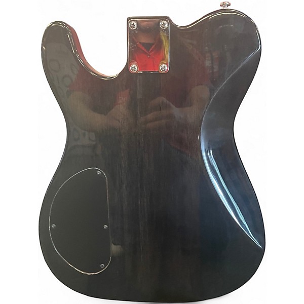 Used G&L ASAT Deluxe HH Trans Black Solid Body Electric Guitar