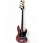Used Squier Affinity Jazz Bass Burgundy Mist Electric Bass Guitar thumbnail