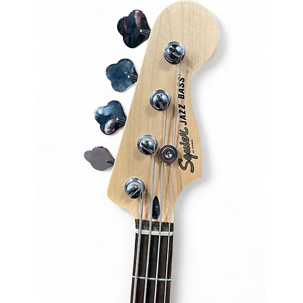 Used Squier Affinity Jazz Bass Burgundy Mist Electric Bass Guitar
