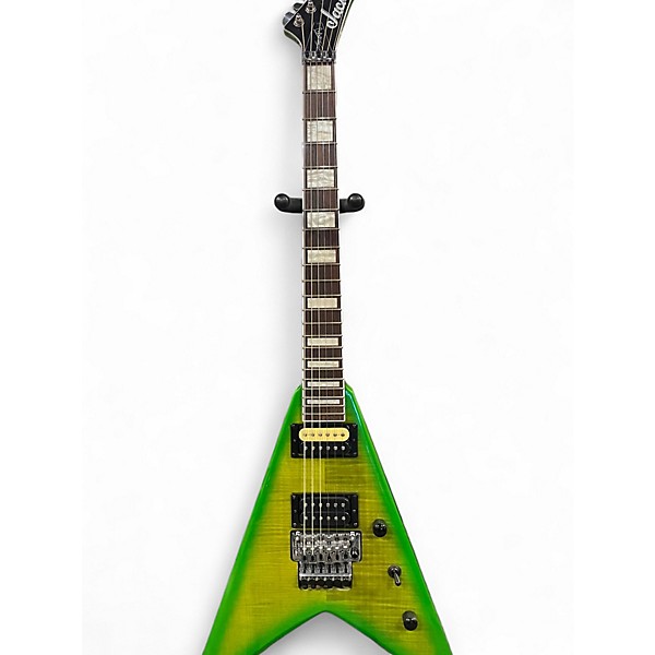 Used Jackson X Series Scott Ian King V Baldini Green Solid Body Electric Guitar