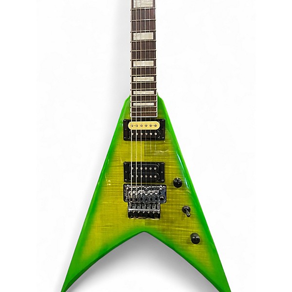 Used Jackson X Series Scott Ian King V Baldini Green Solid Body Electric Guitar