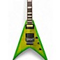Used Jackson X Series Scott Ian King V Baldini Green Solid Body Electric Guitar
