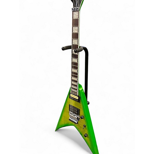 Used Jackson X Series Scott Ian King V Baldini Green Solid Body Electric Guitar