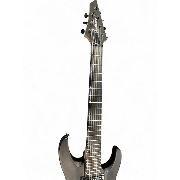 Used Jackson JS22-7 Dinky 7 String Satin Black Solid Body Electric Guitar