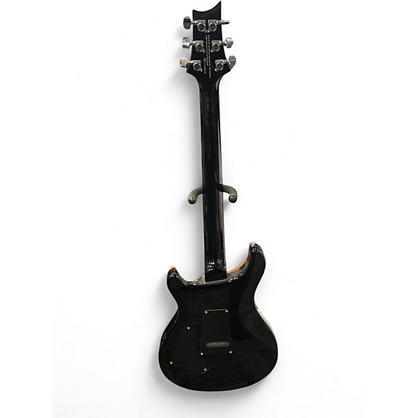Used PRS SE Custom 24 Trans Black Solid Body Electric Guitar