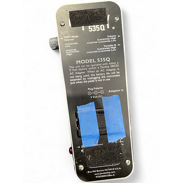 Used Dunlop 535Q Cry Baby Multi-Wah Effect Pedal