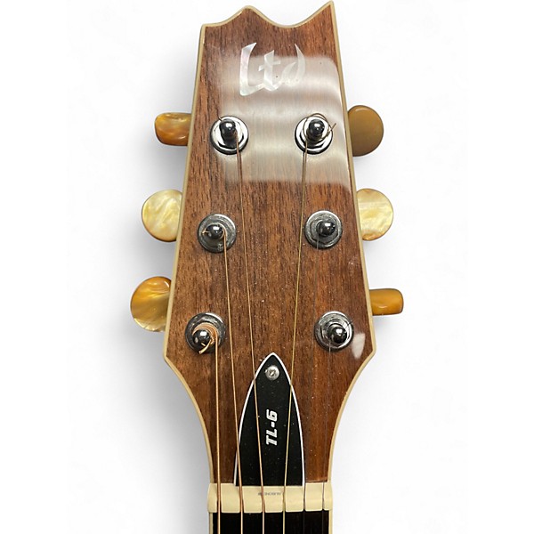 Used ESP LTD TL6 Natural Acoustic Electric Guitar