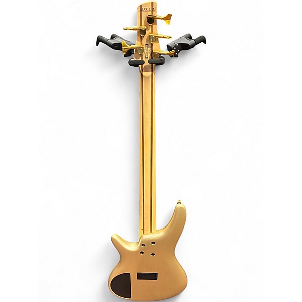 Used Ibanez SR405 5 String Mars Gold Metallic Burst Electric Bass Guitar