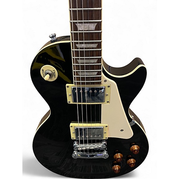 Used Epiphone Les Paul Standard Ebony Solid Body Electric Guitar