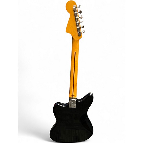 Used 2001 Fender Jaguar HH Black Solid Body Electric Guitar