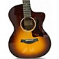 Used Taylor 214 CE DELUXE  Sunburst Acoustic Guitar