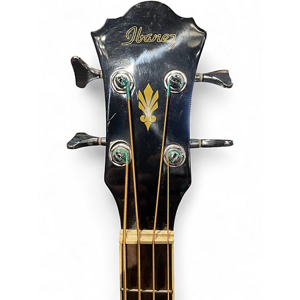 Used Ibanez AEB5E Black Acoustic Bass Guitar