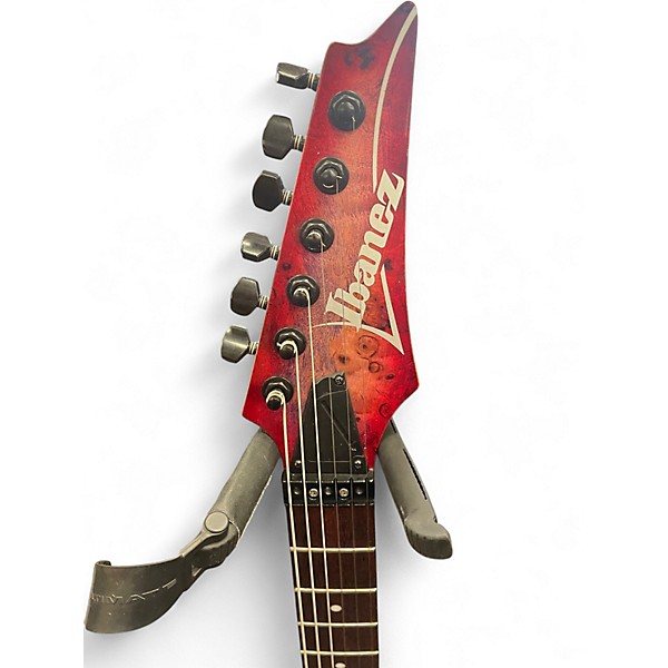 Used Ibanez RG470 Trans Red Solid Body Electric Guitar