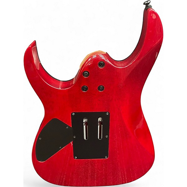 Used Ibanez RG470 Trans Red Solid Body Electric Guitar