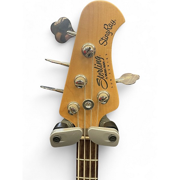 Used Sterling by Music Man Ray4 2 Tone Sunburst Electric Bass Guitar