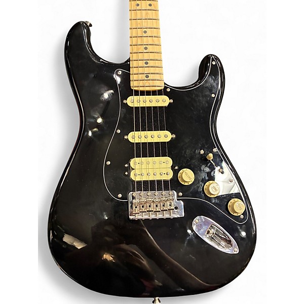Used Fender American Performer Stratocaster HSS Black Solid Body Electric Guitar