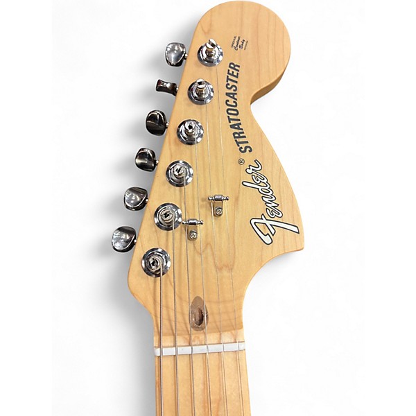 Used Fender American Performer Stratocaster HSS Black Solid Body Electric Guitar