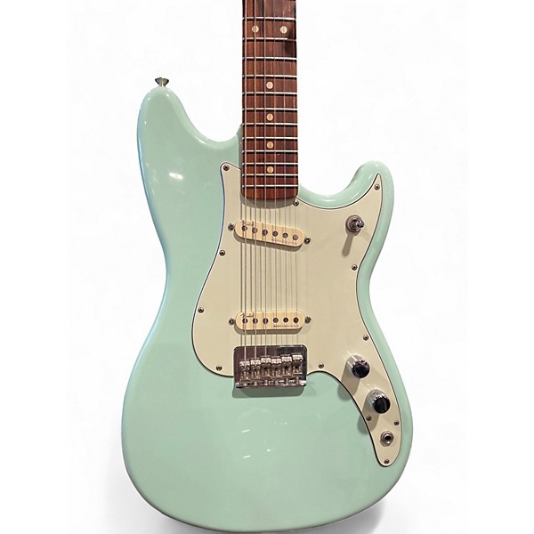 Used Fender Duo Sonic Seafoam Green Solid Body Electric Guitar
