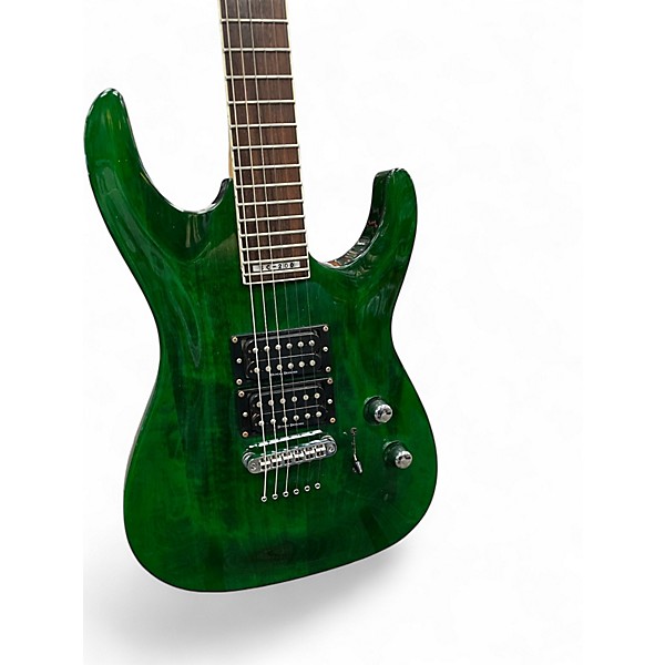 Used ESP LTD SC200 Green Solid Body Electric Guitar