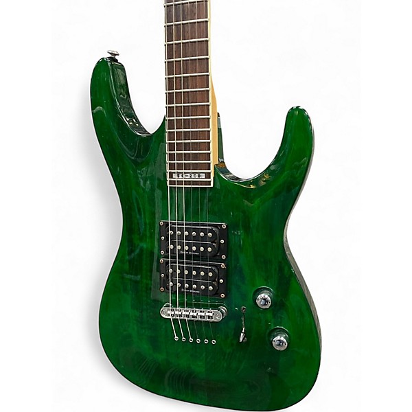 Used ESP LTD SC200 Green Solid Body Electric Guitar