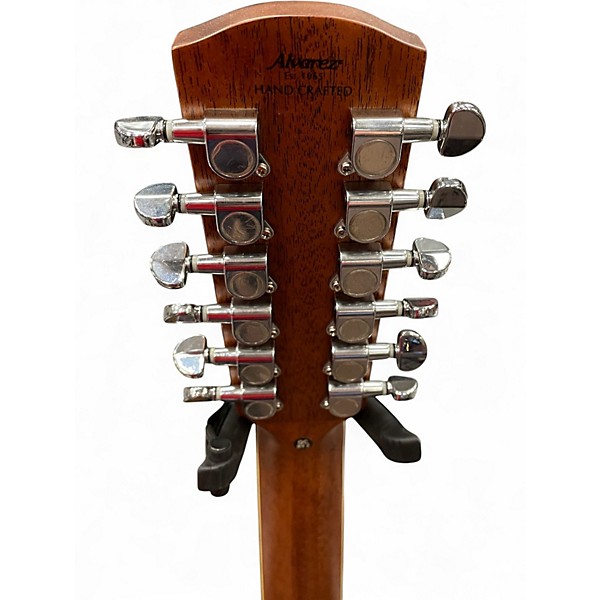 Used Alvarez AD60-12CE Natural 12 String Acoustic Electric Guitar