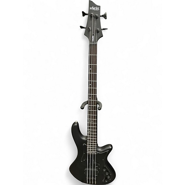 Used Schecter Guitar Research STEALTH 4 Black Electric Bass Guitar
