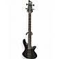Used Schecter Guitar Research STEALTH 4 Black Electric Bass Guitar thumbnail